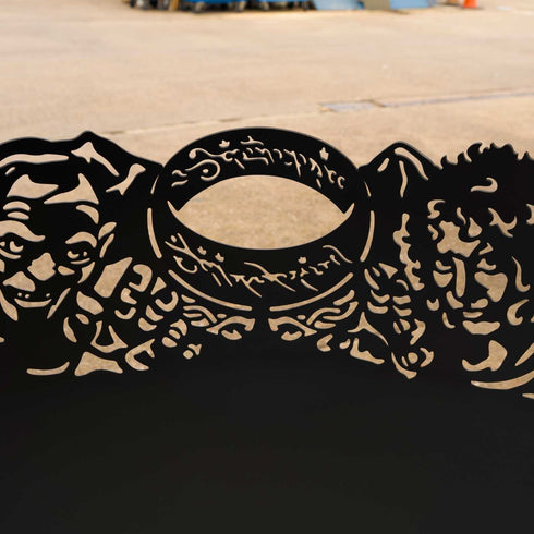 Bespoke Spherical Fire Pit MIDDLE EARTH